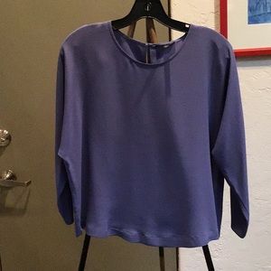 Slit Sleeve Crop Blouse